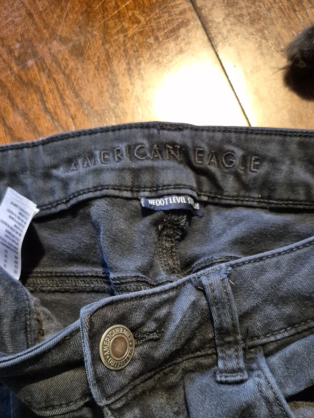 American Eagle Outfitters Women's Black Slim Jeans - Slim Fit Stretch